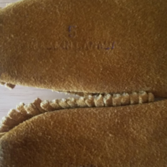 Children's Suede Moccasins - Picture 3 of 3